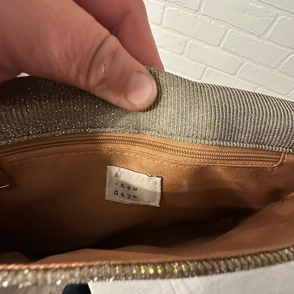 A New Day Gold and Sparkle Envelope Purse - Picture 4 of 5